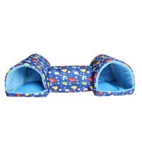 Ioensy - Tubo De Escondite Para Hámster, Túnel Para Conejillos De Indias, Para Ratones, Mascotas Pequeñas, Erizo Azul