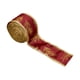 thumbnail image 5 of Cinta navideña, Cinta navideña, Cintas con borde con cable para decoración navideña, Cinta decorativa para proyectos artesanales de embalaje de regalo Rojo, 5 of 5