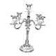 thumbnail image 1 of Candelabro De Metal Romántico Candelabro De 5 Brazos Centros De Mesa Para Bodas Plata, 1 of 5
