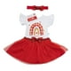 thumbnail image 3 of Body y cintillo navidad rojo arcoiris niña, 3 of 3