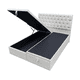 thumbnail image 1 of Cama Baúl 2 Plazas Lino Crudo 150x190 Base Dividida con Respaldo Tapizado, 1 of 2