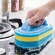 thumbnail image 3 of 1pc Kitchen Sponge Wipe With Handle Cleaning Brush Bathroom Tile Glass Cleaning Sponge Thickening Stain Removal Clean Brush, 3 of 4