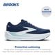 thumbnail image 2 of Zapatillas Brooks Ghost Max 3 para Mujer Azul Marino Talle 8.5 Ancho, 2 of 6
