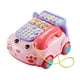 thumbnail image 4 of Juguetes de teléfono Juguete de teléfono con luz Educación temprana Desarrollo musical Juegos de simulación de llamadas telefónicas para Niños Rosa, 4 of 5