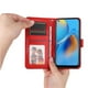 thumbnail image 4 of Funda tipo cartera FOXDOCK para OPPO A74 4G , diseño girasol en relieve, cuero PU, cierre magnético, soporte y tarjetero, 4 of 5