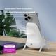 thumbnail image 4 of 15W Wireless Charging Phone Holder Para iPhone 13 14 15 Pro Max Samsung S23 S22 Xiaomi Mi 13 14 Fast Charging Dock Station-Blanco, 4 of 6