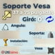 thumbnail image 2 of Soporte TV 37 a 75 Pulgadas 45Kg Soporte TV de Mesa Ajustable, 2 of 11