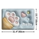 thumbnail image 1 of 1pc Soft and Absorbent Cute Cat Paw Pattern Bath Rug - Non-Slip Shower Carpet for Home Bathroom - Quick Dry Bath Mat - Bathroom Accessory, 1 of 5