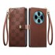 thumbnail image 1 of Funda Billetera con Cierre para [Xiaomi Poco M7] con Tarjetero, Soporte y Correa de ManoMarrón, 1 of 5