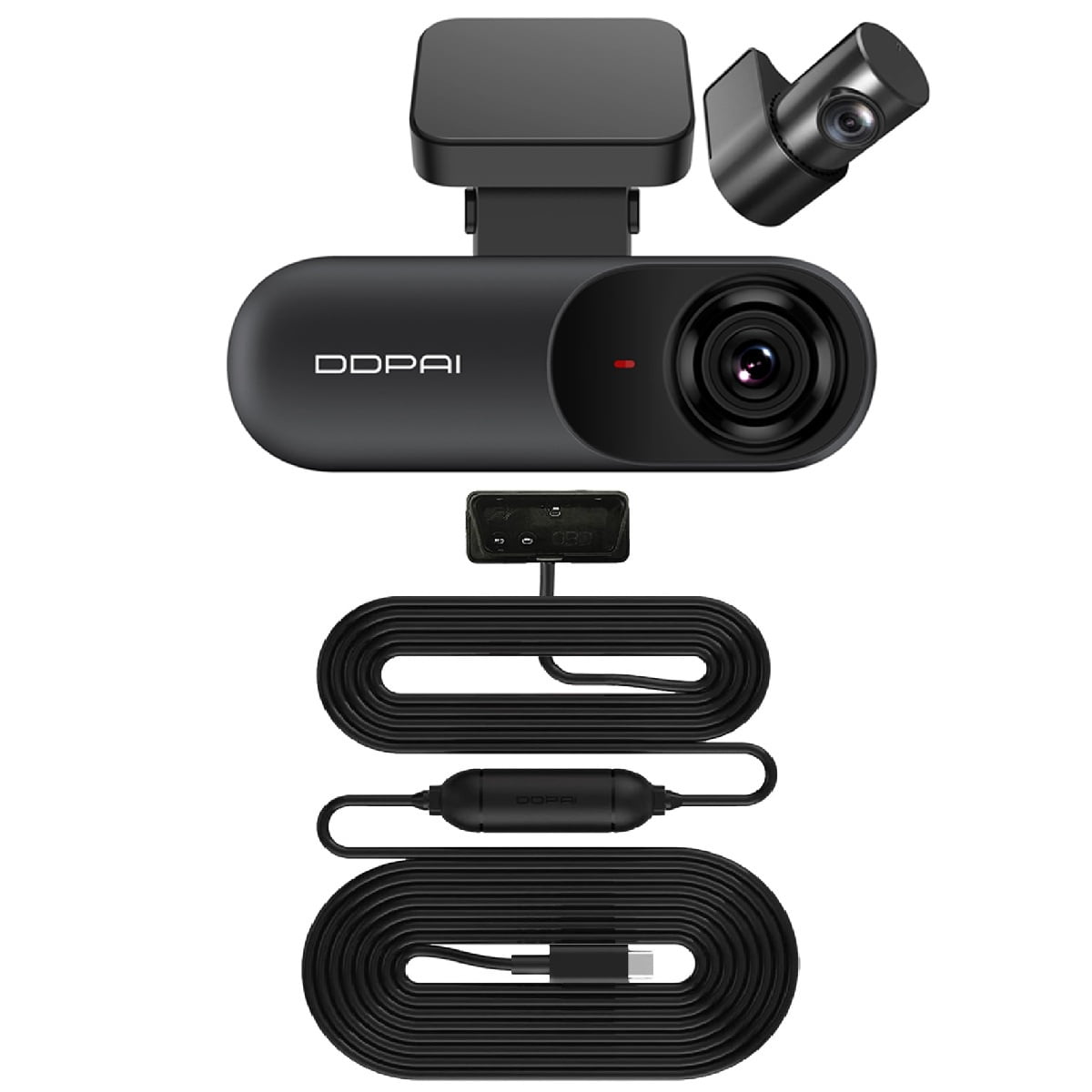 Pack Ddpai N3 Pro Cámara De Vehículo Dual 2.5k Kit De Cableado Obd Dc001