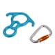 thumbnail image 1 of 50KN Figura 8 Descensor + 25KN D-Ring Escalada Mosquetón Gancho Montañismo, 1 of 3