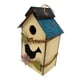 thumbnail image 2 of Casa Colgante Para Pájaros, Decoración Exterior De Jardín Para Patio, Regalo Para Amantes De Las Aves, Color Amarillo, 2 of 5