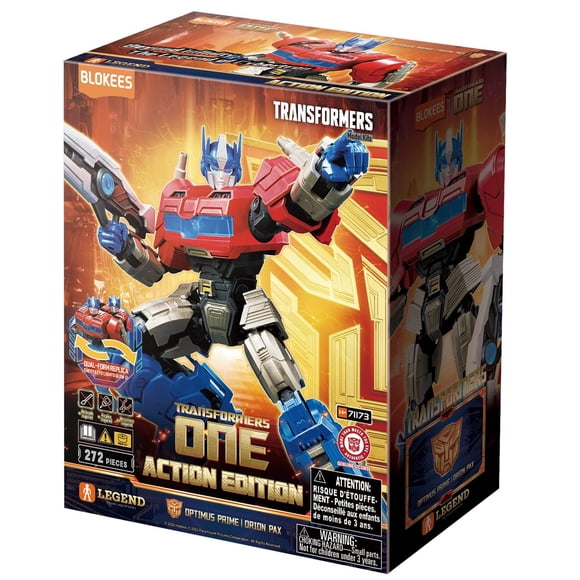 Kit de figura de acción Toy Blokees Transformers One Action Edition Optimus Prime