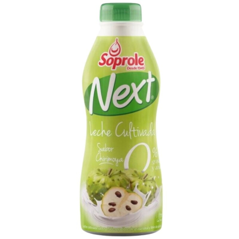 Leche Cultivada Next Sabor Chirimoya Botella 1 L Soprole