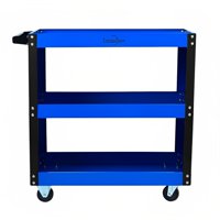 Genérico - Carro Porta Herramientas 3 Niveles Con Organizador Lateral