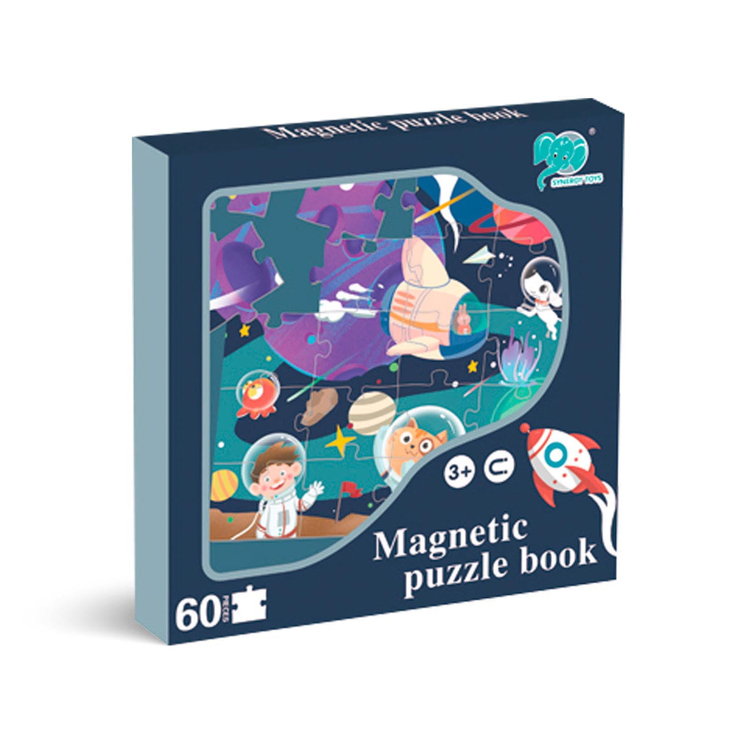 Nobel Gift - Libro Puzzle Magnético 60 Piezas Espacio