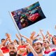 thumbnail image 4 of Rayo McQueen (Cars) Bandera impresa con temática, regalo perfecto para fanáticos, amigos y familiares, y adecuada para actividades al aire libre e interiores, decoraciones de fiesta. 120*180CM, 4 of 6