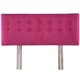 thumbnail image 1 of Respaldo Cama Botone 1.5 Plaza Felpa Fucsia, 1 of 3