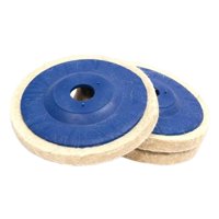 Ioensy - 3 Uds. Rueda De Pulido De Lana De Fieltro, Amoladora De Ángel, Almohadilla De Disco De Pulido Para Mármol Azul