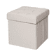 thumbnail image 2 of Puff Baul Silla Ecocuero Plegable Organizador 38cm X 38cm Beige, 2 of 3