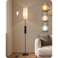 Lámpara De Pie Goebleson 164 Cm Regulable Con Control Remoto Beige 10W Led