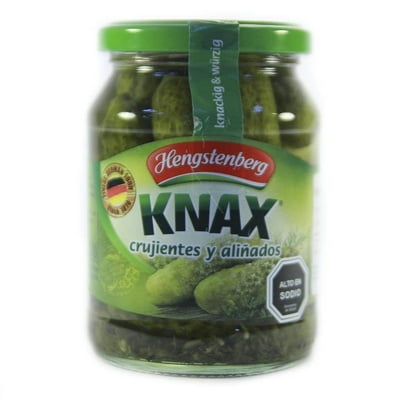 Pepinillos Crujientes Y Aliñados Frasco 1 Un Hengstenberg