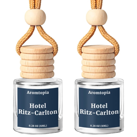 Ambientadores para auto AROMTOPIA aroma Hotel Ritz-Carlton, paquete de 2