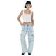 thumbnail image 1 of Jeans Mujer Cargo Wide Leg Fit Azul Claro Corona, 1 of 5