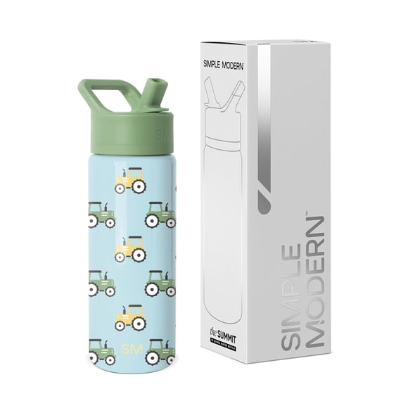Botella de agua Simple Modern Summit Tractor Fun 500 ml Kids