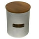 thumbnail image 2 of Canister Blanco placa dorada Sugar13x11, 2 of 3