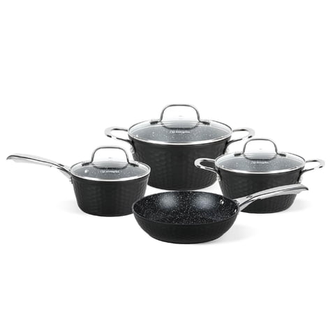 Batería De Cocina Antiadherente Black Copper 7 Pzs Simplit
