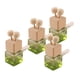 thumbnail image 4 of 4 Piezas De Botellas De Difusor De Aromaterapia Para Coche, Decoración De Olores Para Oficina, Coche, Verde, 4 of 5