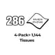 thumbnail image 3 of Toallitas iSonic Kimtech 11 x 21 cm 286 hojas (paquete de 4), 3 of 4