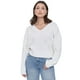 thumbnail image 1 of Sweater Mujer Blanco Cuello V Corona, 1 of 5