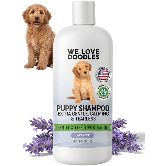 Shampoo para cachorros We Love Doodles sin lágrimas, lavanda, 236 ml