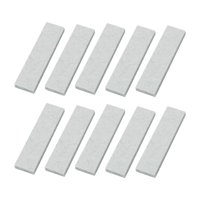 Magideal - 10 Piezas Pastillas De Freno Para Bicicleta Estática Accs Direct Reemplaza Piezas De Repuesto Fieltro De Lana Fácil Instalación Pinza De Tierra Durade Blanco