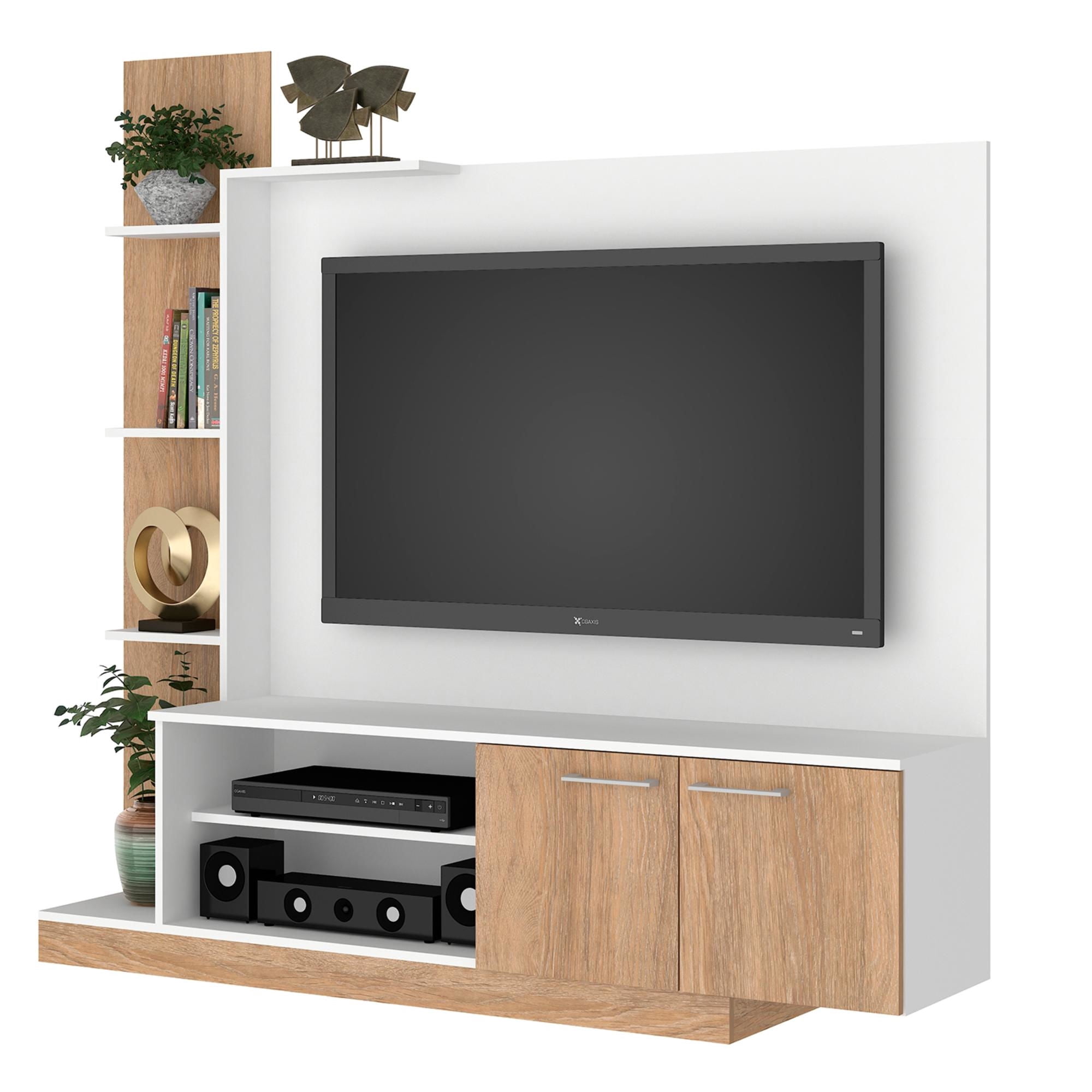 Panel Tv Reina Light 55 Pulgadas Blanco - Café