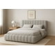 thumbnail image 1 of Cama Nube 2 Plazas Gris Claro Perla+ Colchón 2P Mery Desing 30CM + 2 Almohadas Masel, 1 of 7