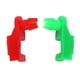 thumbnail image 3 of 1999-07 Se Adapta A Chevy Silverado Tailgate Handle Rod LH RH Clip Pair Set, 3 of 5
