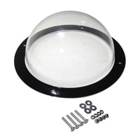 Magideal - Ventana Con Cerca Para Perros De 31 Cm, Cúpula Acrílica Con Visor Horizontal, Ventana De Burbujas Para Mascotas En Jardín Y Patio, Ideal Para Satisfac