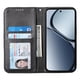 thumbnail image 5 of Funda Flip FOXDOCK para Realme C65 , Estilo Billetera con Diseño Rombo, Correa de Mano y Soporte, Uso Diario, 5 of 6