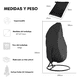 thumbnail image 2 of Funda Lona Para Silla Colgante Huevo Mimbre Impermeable, 2 of 8