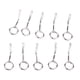 thumbnail image 1 of 10 piezas de cañas de pescar de acero inoxidable guías de caña de pescar kit de reparación de la punta 4.3mm, 1 of 3