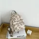 thumbnail image 1 of PU Leather Shoulder Mini Small Backpack Multi-Function Ladies Phone Pouch Pack Flower Print Ladies School Backpack Bag for Women, 1 of 3