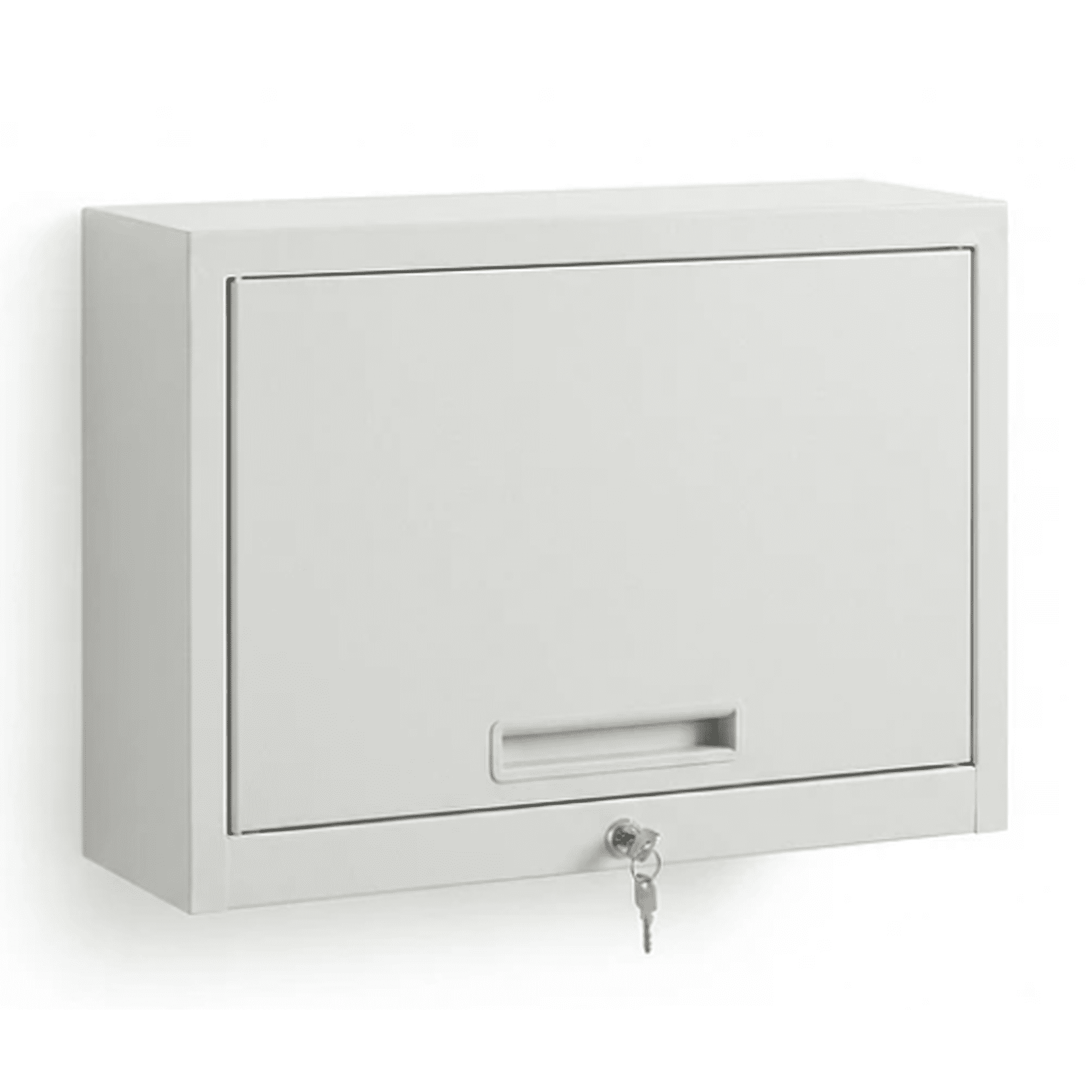 Metalbrein - Gabinete Metálico Colgante Gris Cerrado 60x42x30 Cm