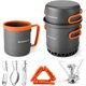 thumbnail image 1 of Set de cocina para camping Odoland 1300 W, 0,6 L y 0,8 L, 1 of 3