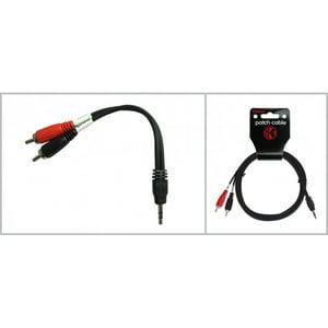 Kirlin - Cable Y Miniplug-2Rca 0.3M Ye-364-0.3M