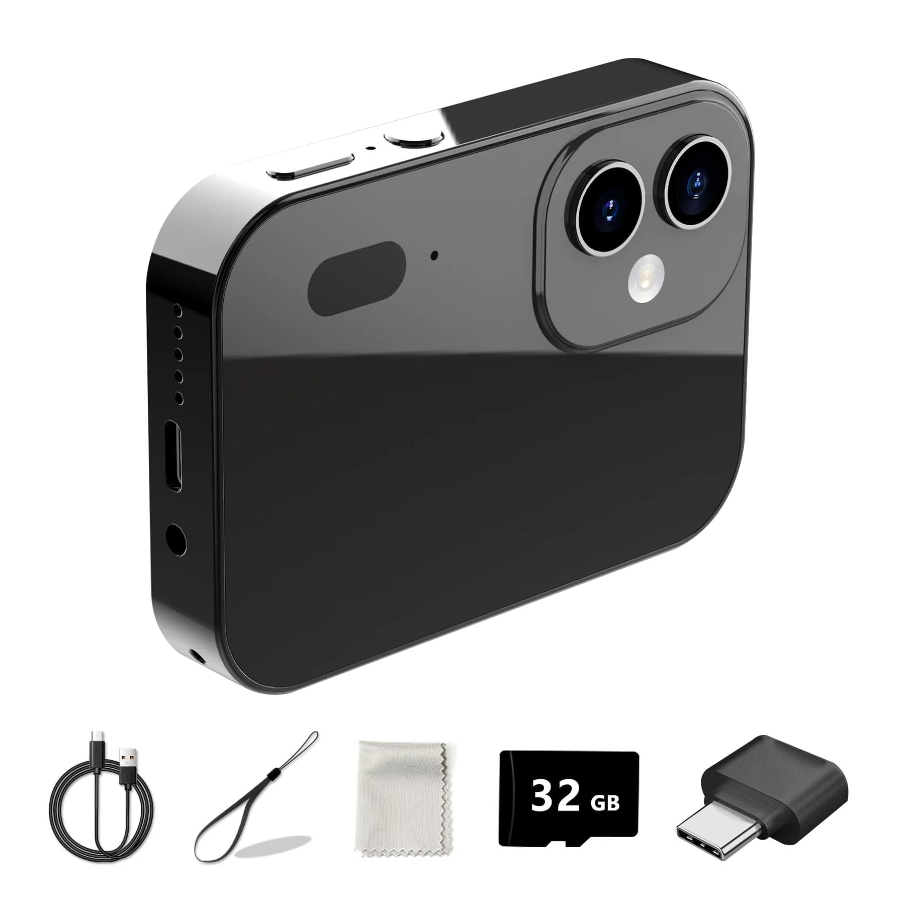 Cámara Digital Bebesiri D6 De 64 Mp, Video 4k Y Zoom 16x