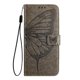 thumbnail image 3 of Funda cartera mariposa para Samsung Galaxy S25 Plus con soporte y ranuras para tarjetas Gris, 3 of 5