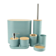 thumbnail image 1 of "Set Juego De Baño Belug  8 Piezas Bambú Lavado Y Almacenamiento azul ", 1 of 4